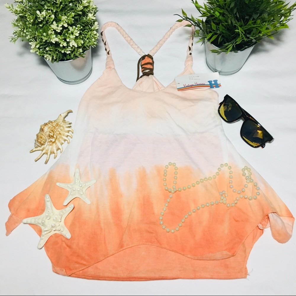 VINTAGE HAVANA TIE DYE DRAPED BACK